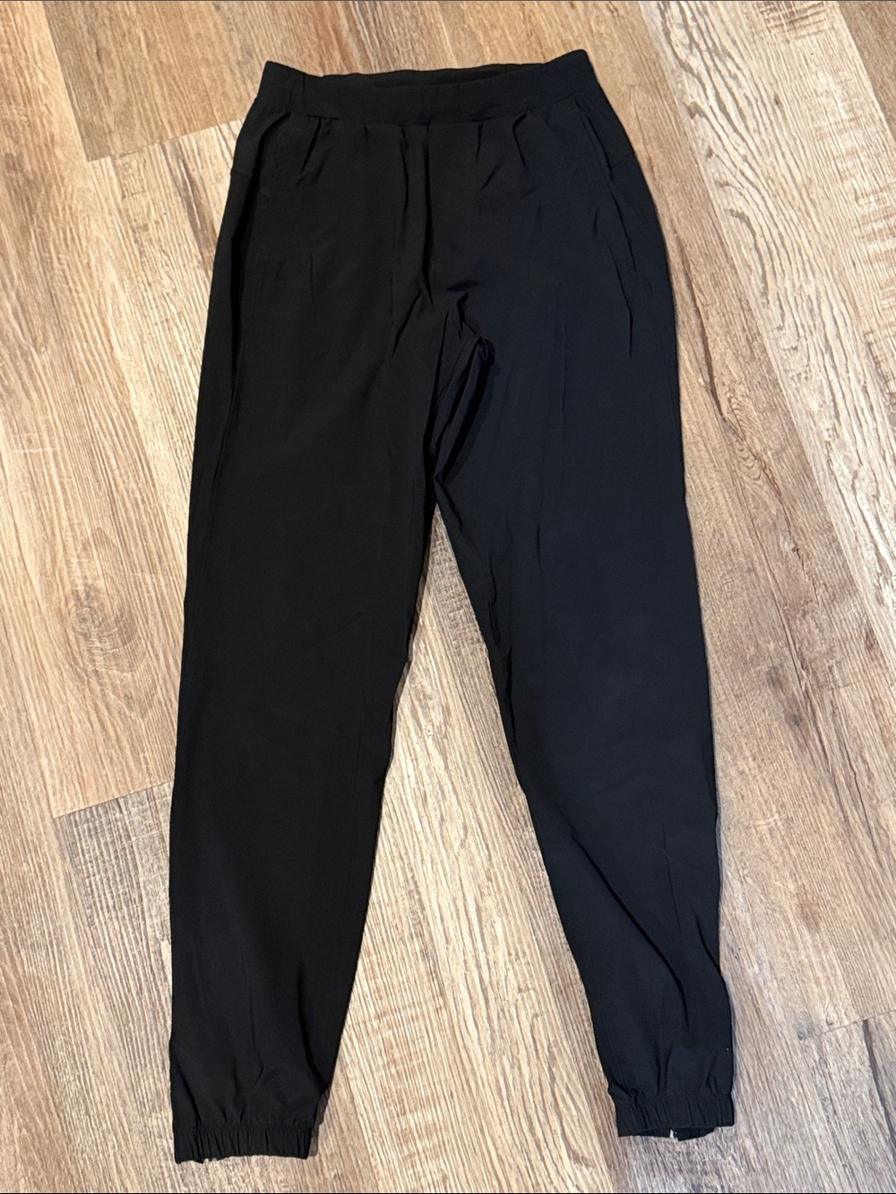 lululemon athletica Black Elastic-Cuff Jogger Pants